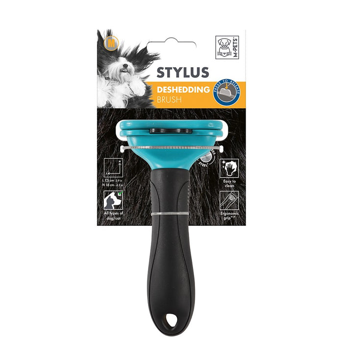 M-Pets Stylus Dog Deshedding Brush