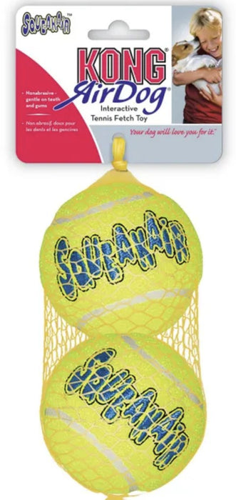 2-PACK Kong AirDog LARGE Squeaker Balls