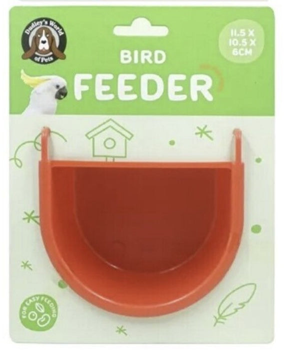 Large D-Shaped Bird Feeder