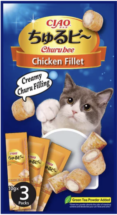 Ciao Churu Bee Grilled Chicken Breast Cat Treats