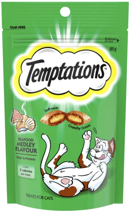 Temptations Seafood Medley Cat Treats 85g