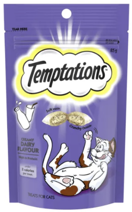 Temptations Creamy Dairy Cat Treats 85g