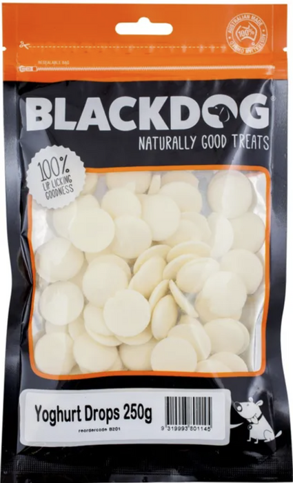 BLACKDOG Yoghurt Drops Dog Treats 250g