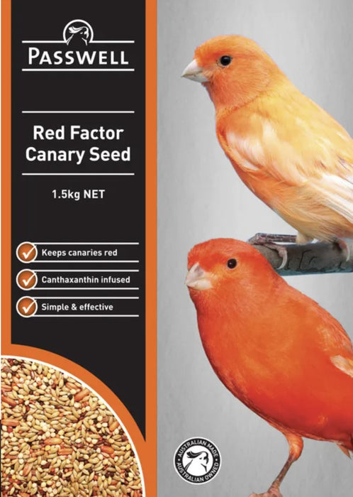 Passwell Red Factor Canary Seed 1.5kg