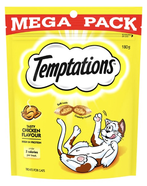 Temptations Tasty Chicken Cat Treats 180g