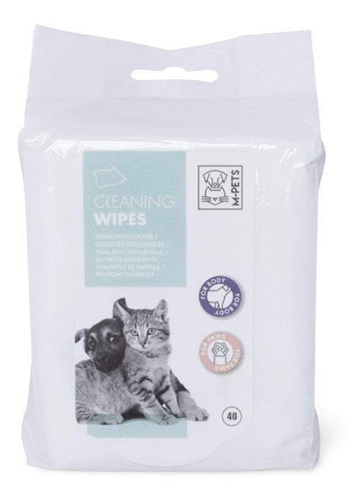 M-PETS 40 Pack Pet Cleaning Wipes