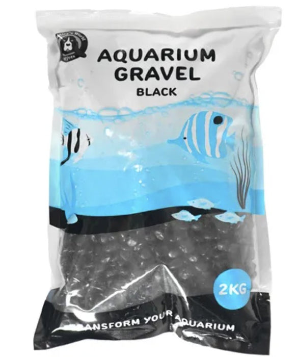 2KG Black Aquarium Gravel
