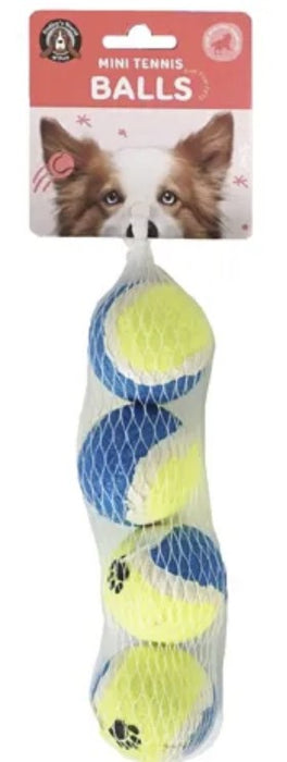 Mini Dog Pet Tennis Balls 4-Pack