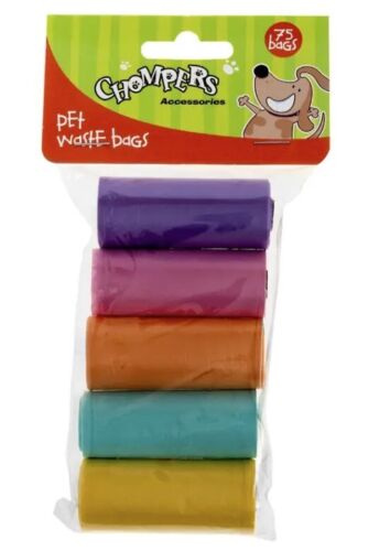 Chompers Coloured Pet Waste Bags
