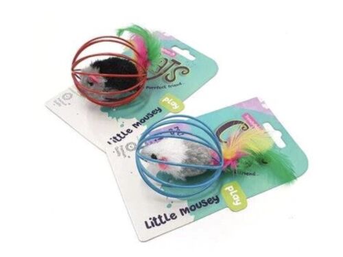 TrendyPets Caged Mouse Toy