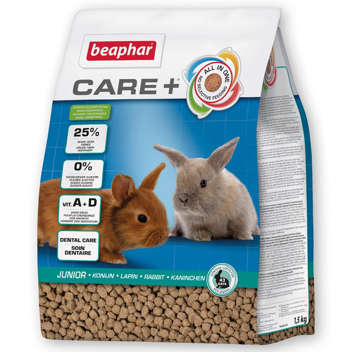 Beaphar CARE+ Extruded Junior Rabbit food 1.5kg