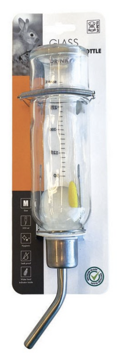 M-Pets Glass Water Bottle