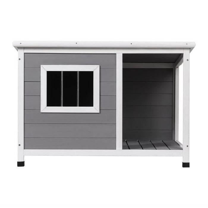 i.Pet Dog Kennel House Large Wooden Outdoor Pet Kennel