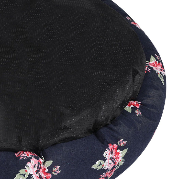 PaWz Round Navy Dog Bed