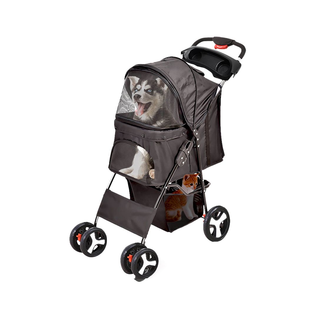 PaWz 4Wheel Pet Stroller — The Online Pet Depot AU