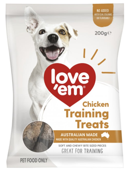 Love 'Em Chicken Training Treats 200