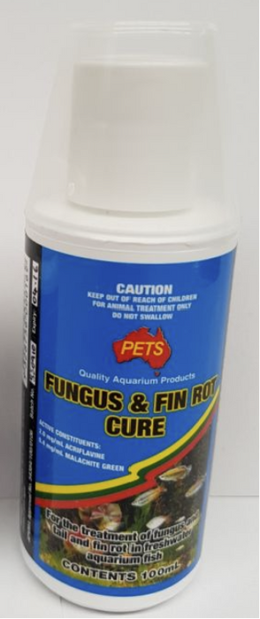 Australian Pets Fungus and Fin Rot Cure 100mls