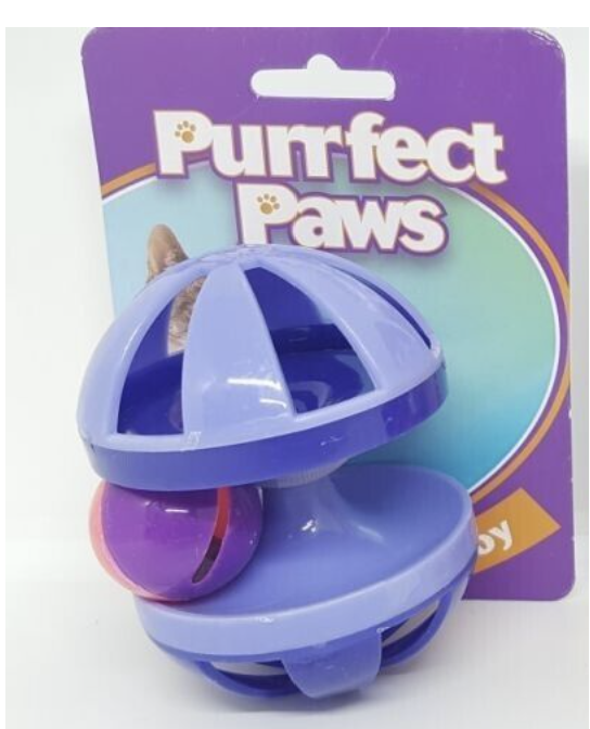 Purrfect Pets Plastic Spinner Ball