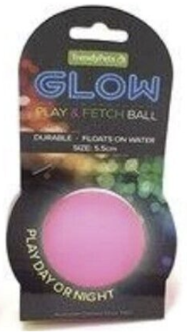 TrendyPets Glow in the Dark Fetch Dog Balls