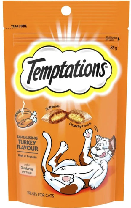 Temptations Tantalising Turkey Cat Treats 85g