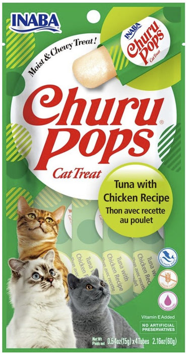 Inaba- Churu Pops Tuna with Chicken Cat Treats