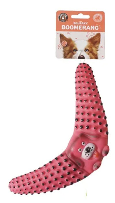 Boomerang Dog Rubber Chew Toy