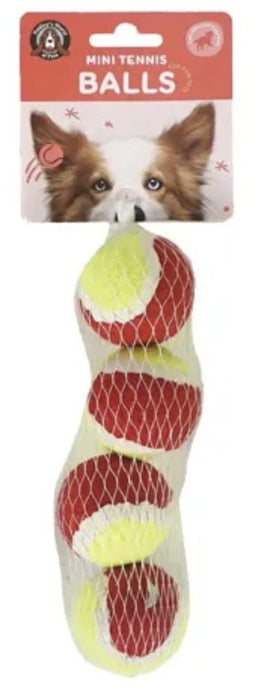 Mini Dog Pet Tennis Balls 4-Pack