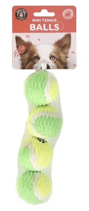 Mini Dog Pet Tennis Balls 4-Pack