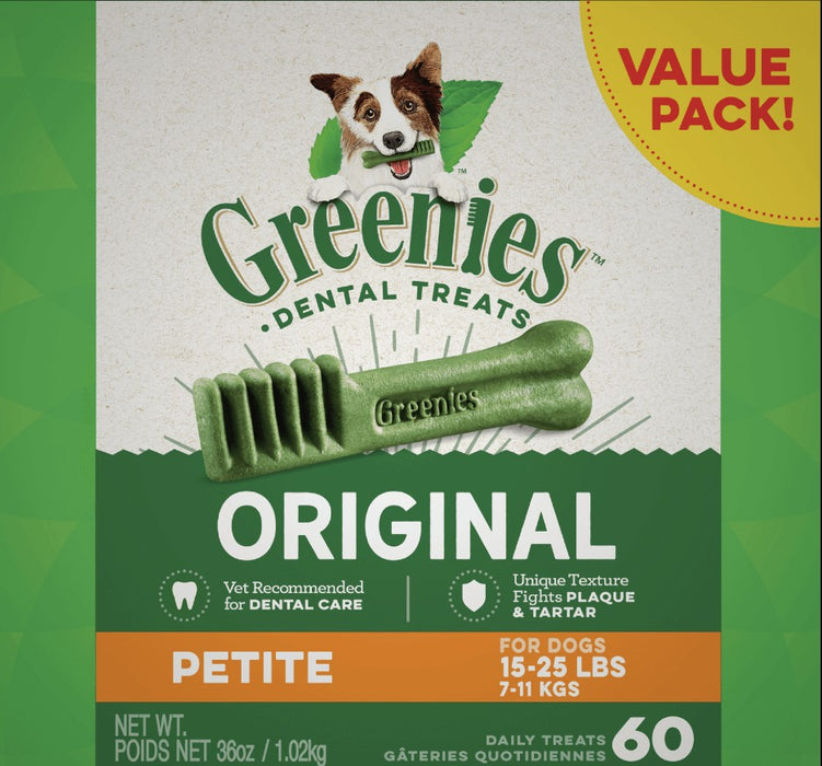 Greenies – Dental Dog Treats – Original – Value Pack