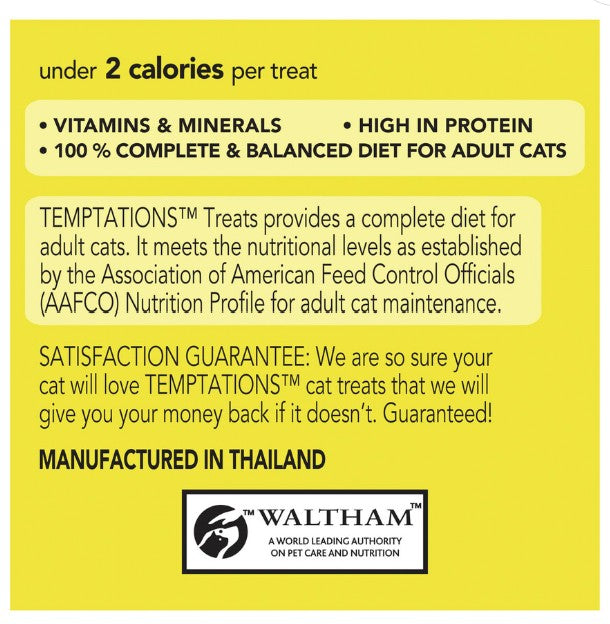 Temptations Tasty Chicken Cat Treats 180g