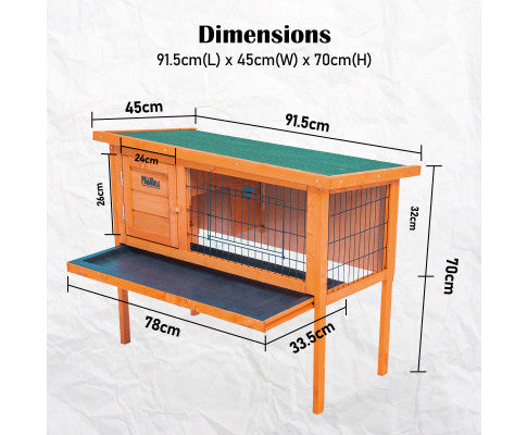 Paw Mate Wooden Hutch