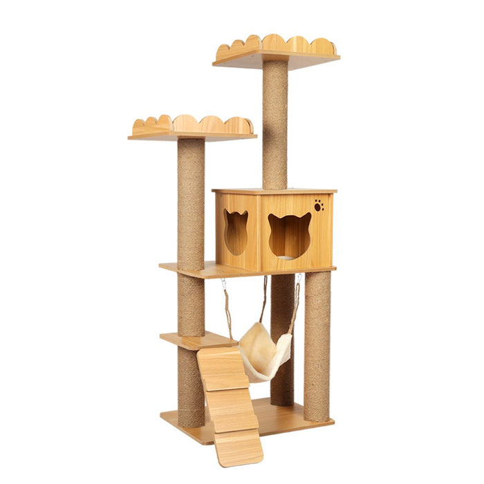 PaWz Cat Tree Scratching House Post 132cm