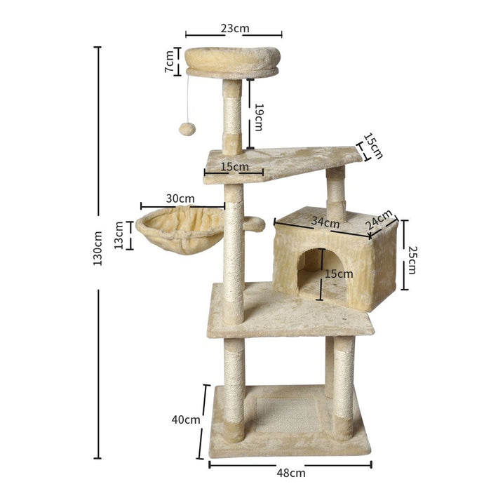 PaWz Cat Scratching Tree 130cm