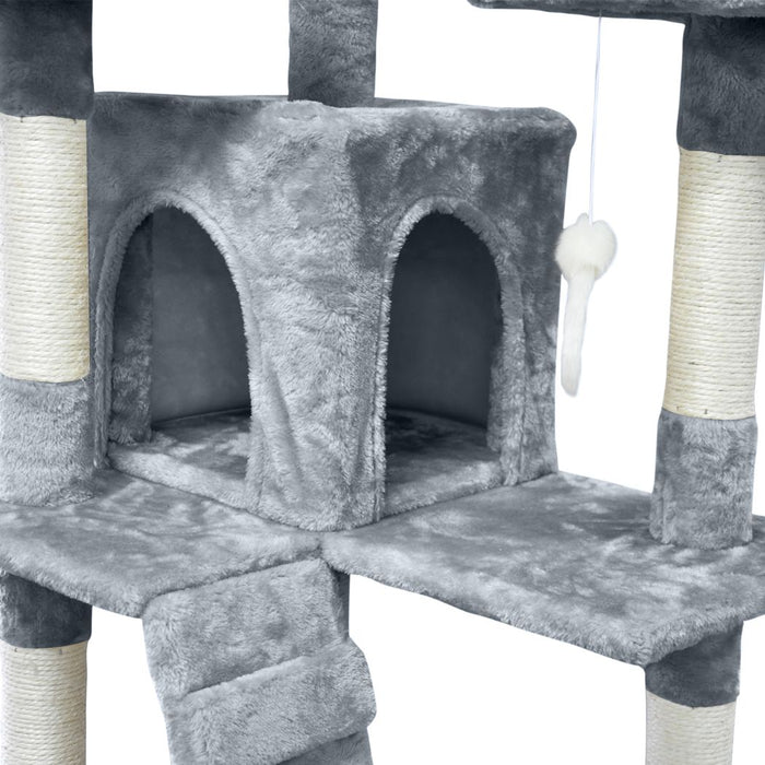 PaWz Cat Tree Scratching Post 180cm Grey