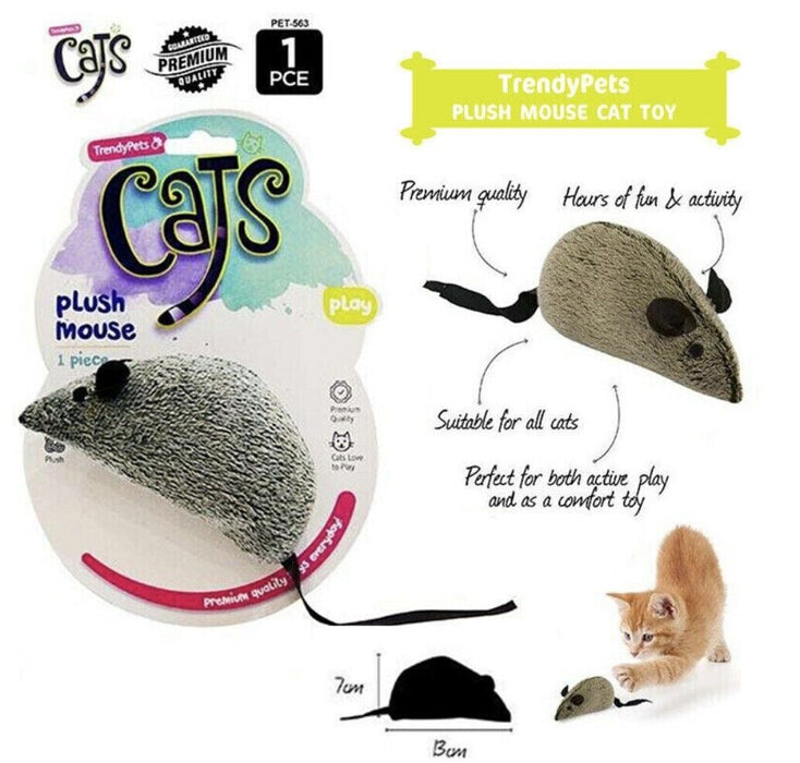 TrendyPets Mouse Cat Toy Plus