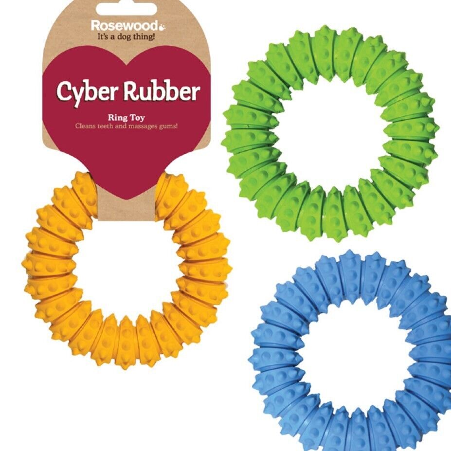 Rosewood Dog Rubber Cyber Ring — The Online Pet Depot