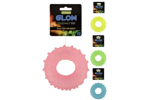 TrendyPets Glow in the Dark Donut Toy