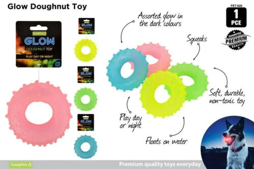 TrendyPets Glow in the Dark Donut Toy